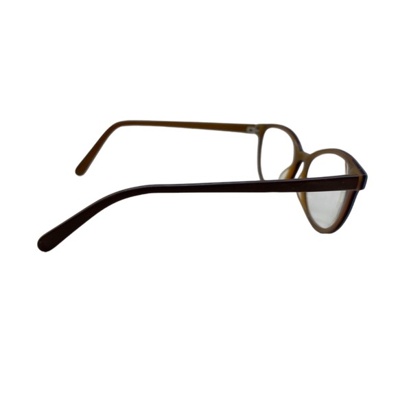 Kirkland Prescription-Ready Frames "Brandi" Style, Brown, Blue Accents on Edges - Picture 8 of 14